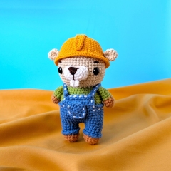 Bart the Beaver amigurumi pattern by Amigurumi with Eli