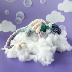 Dreamy the Sleepy Dragon amigurumi by Pracownia Blask