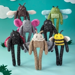 Little Bug Friends amigurumi pattern by Pracownia Blask
