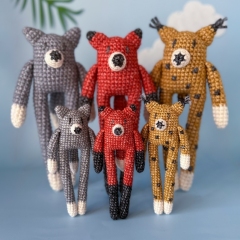 Little Woodland Friends amigurumi pattern by Pracownia Blask