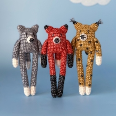 Little Woodland Friends amigurumi pattern by Pracownia Blask