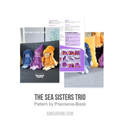 The Sea Sisters Trio amigurumi pattern by Pracownia Blask