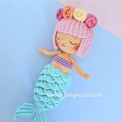 The Mermaid Pack amigurumi pattern by Miss Daisy Handmade