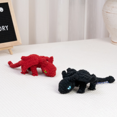 Dragon Mama and Baby amigurumi pattern by The Loop Story