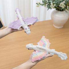 Dragon Rainbow Flying Dragon amigurumi pattern by The Loop Story
