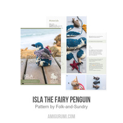 Isla the Fairy Penguin amigurumi pattern by Folk & Sundry