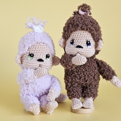 Coco the Little Monkey amigurumi pattern by SaphirhaseDesign