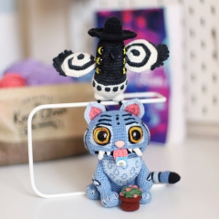 2 in 1 Tiger Derpy and Magpie Sussi amigurumi pattern by Loopy Pattern