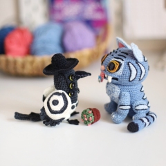 2 in 1 Tiger Derpy and Magpie Sussi amigurumi pattern by Loopy Pattern