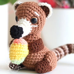 Carla the coati amigurumi by LikeALigerCrochet