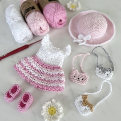 Eglantine doll amigurumi by Galounette Crochete