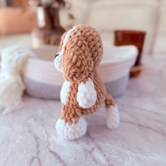 Beagle puppy amigurumi by DanArtEstonia