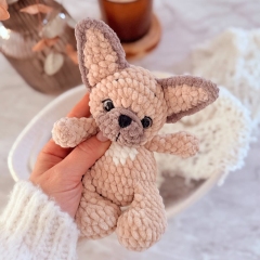 French Bulldog amigurumi by DanArtEstonia