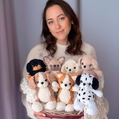Puppy bundle amigurumi pattern by DanArtEstonia