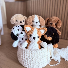 Puppy bundle amigurumi by DanArtEstonia