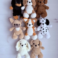 Puppy bundle amigurumi pattern by DanArtEstonia