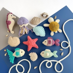 12 in 1 Sea Creatures Bundle amigurumi pattern by AmiGuide