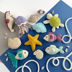 12 in 1 Sea Creatures Bundle amigurumi by AmiGuide
