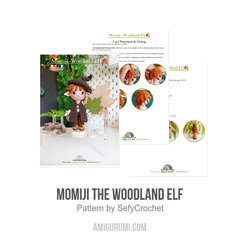 Momiji the Woodland Elf amigurumi pattern by SefyCrochet