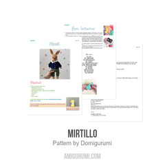 Mirtillo amigurumi pattern by Domigurumi