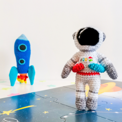 Astronaut and Rocket Space Set amigurumi pattern by EmmaS Dolls