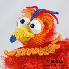 Felix the Phoenix amigurumi by IlDikko