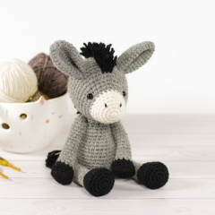 Small Donkey amigurumi pattern by Kristi Tullus