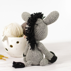Small Donkey amigurumi by Kristi Tullus