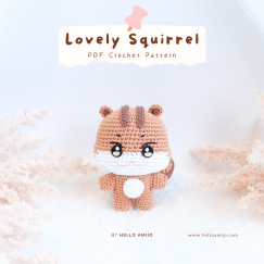 Lovely Squirrel Crochet Pattern