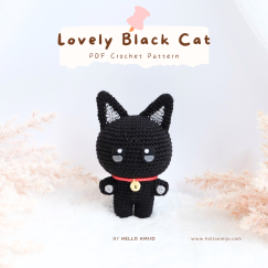 Lovely Black Cat Crochet Pattern