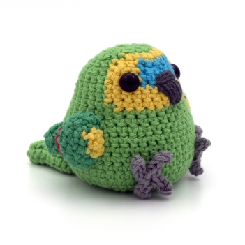 Amazon Parrot amigurumi pattern by MevvSan