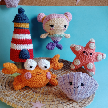 SEASIDE AMIGURUMI SET amigurumi pattern by Mongoreto