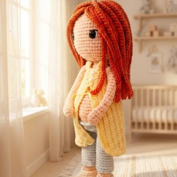 Serena Pregnant amigurumi pattern by Conmismanoss