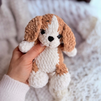 Beagle puppy amigurumi pattern by DanArtEstonia