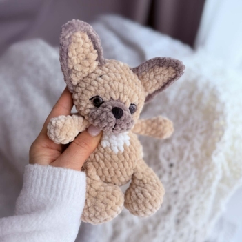 French Bulldog amigurumi pattern by DanArtEstonia