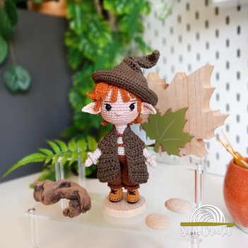 Momiji the Woodland Elf amigurumi pattern by SefyCrochet