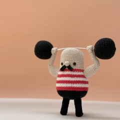 Hector, the Strongman amigurumi pattern by Amour Fou