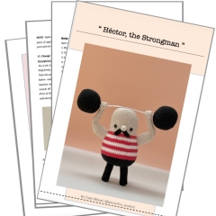 Hector, the Strongman amigurumi pattern by Amour Fou