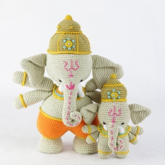 Mini Ganesh amigurumi by Madelenon