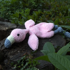 Flamingo Lovey amigurumi pattern by MevvSan