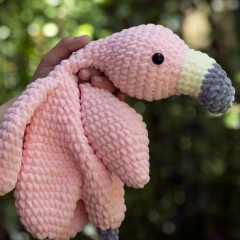 Flamingo Lovey amigurumi by MevvSan