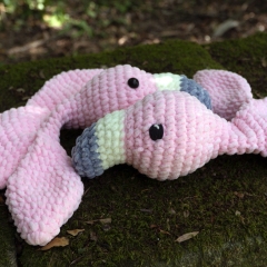 Flamingo Lovey amigurumi pattern by MevvSan