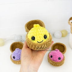 Dumpling & Steamer Plushie amigurumi pattern by TANATIcrochet