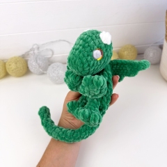 The Palm Sized Snuggler Dragon amigurumi by TANATIcrochet
