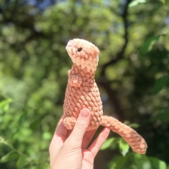 No-Sew Pocket Ferrets amigurumi pattern by Lex in Stitches