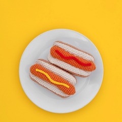 Hot Dog amigurumi by Curiouspapaya