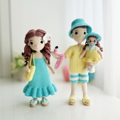 Family Vocation amigurumi pattern by Fluffy Tummy