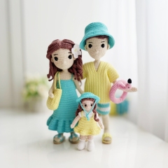 Family Vocation amigurumi by Fluffy Tummy