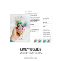 Family Vocation amigurumi pattern by Fluffy Tummy