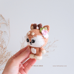 Floral Deer Crochet Pattern amigurumi pattern by Hello Amijo